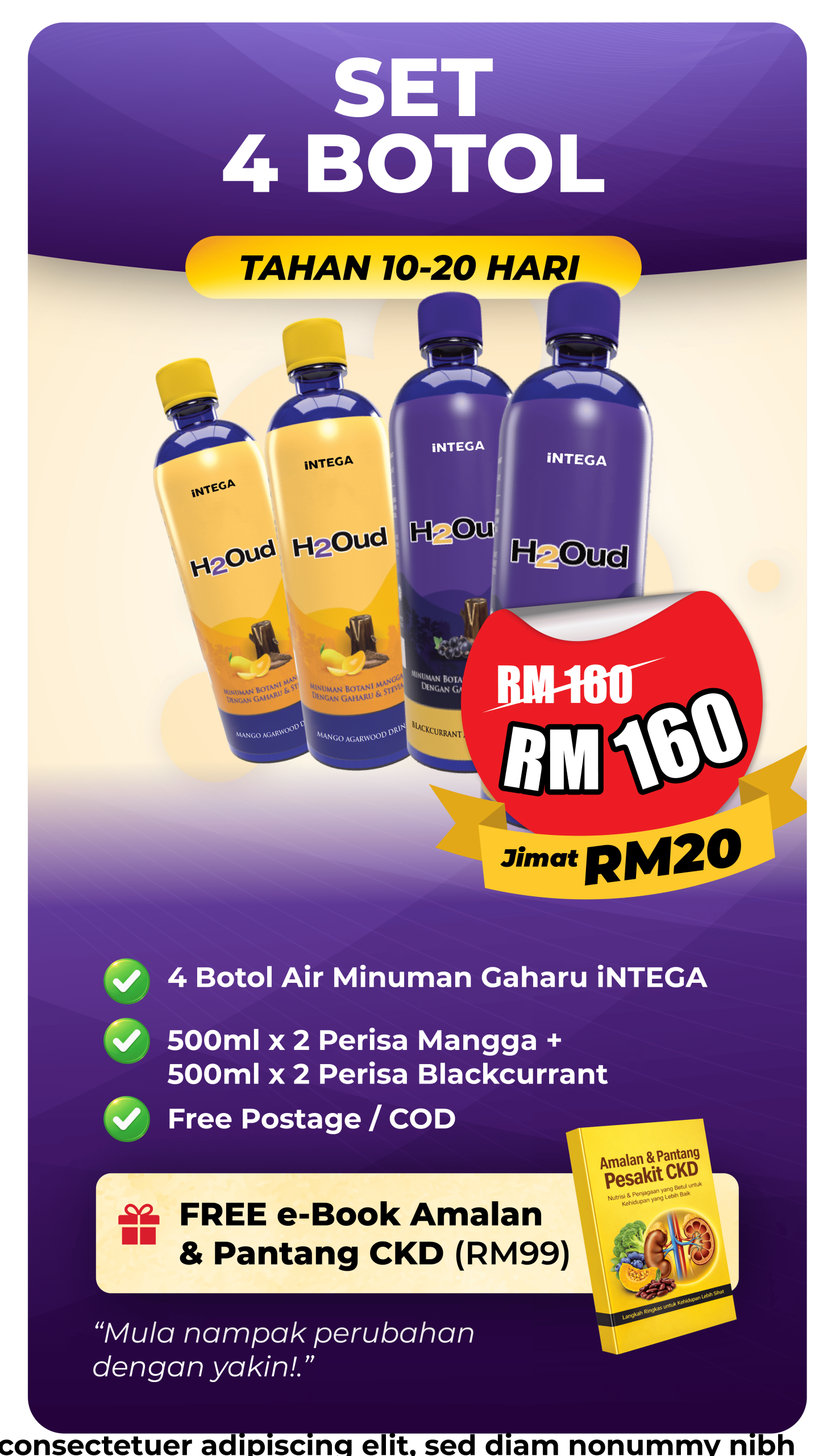 Set 4 Botol